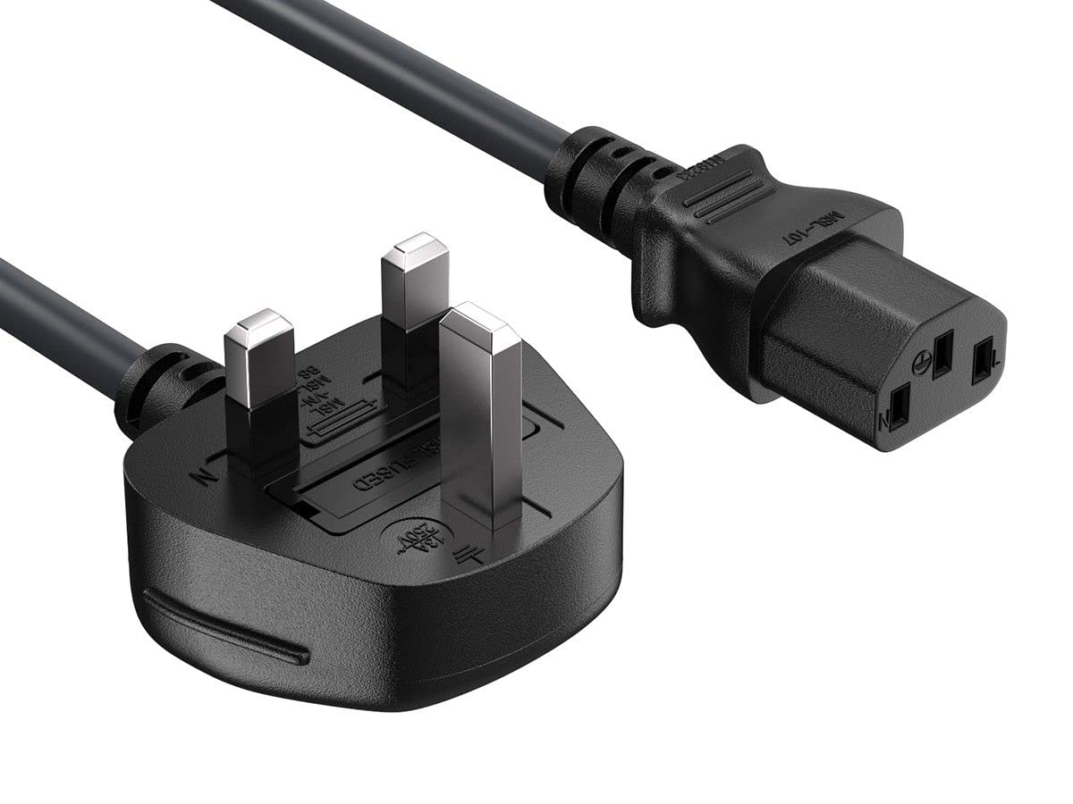 Amazon.com: England UK Power Cord, 3 Pin Connector for
